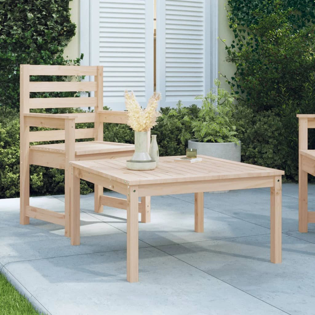 vidaXL Garden Table 82.5x50.5x45 cm Solid Wood Pine by vidaXL