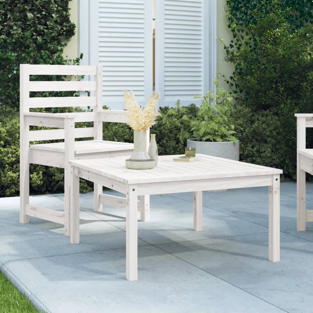 vidaXL vidaXL Garden Table 82.5x50.5x45 cm Solid Wood Pine -