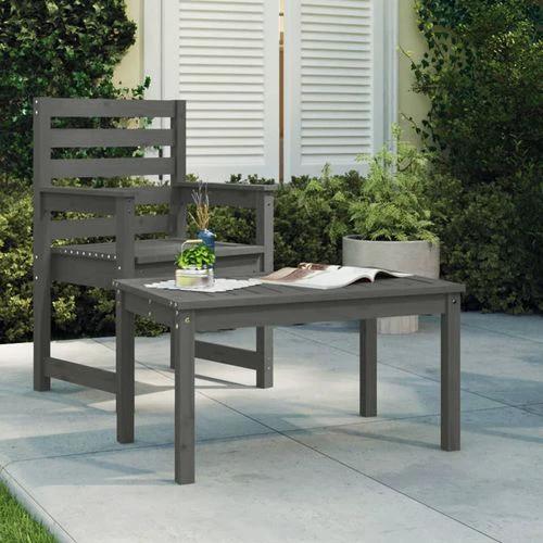 vidaXL Garden Table 82.5x50.5x45 cm Solid Wood Pine by vidaXL