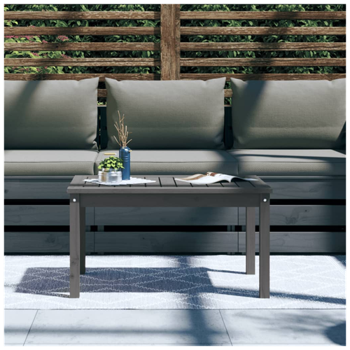 vidaXL Garden Table 82.5x50.5x45 cm Solid Wood Pine by vidaXL