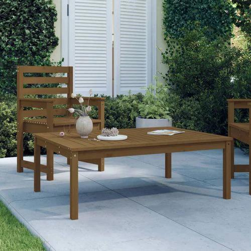 vidaXL vidaXL Garden Table 82.5x50.5x45 cm Solid Wood Pine -
