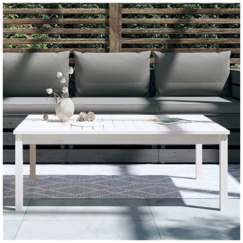 vidaXL vidaXL Garden Table 82.5x50.5x45 cm Solid Wood Pine -