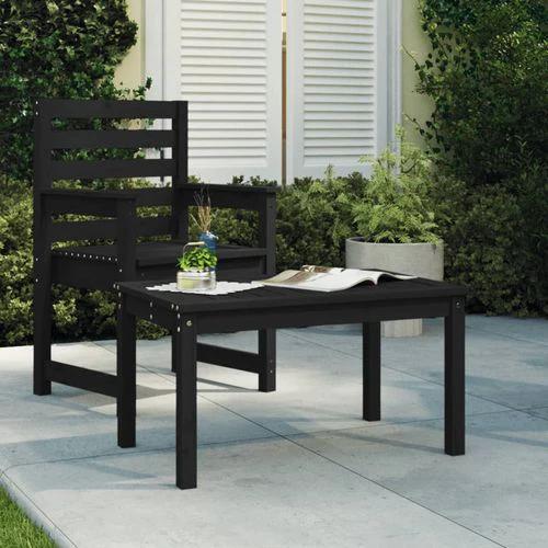 vidaXL vidaXL Garden Table 82.5x50.5x45 cm Solid Wood Pine -