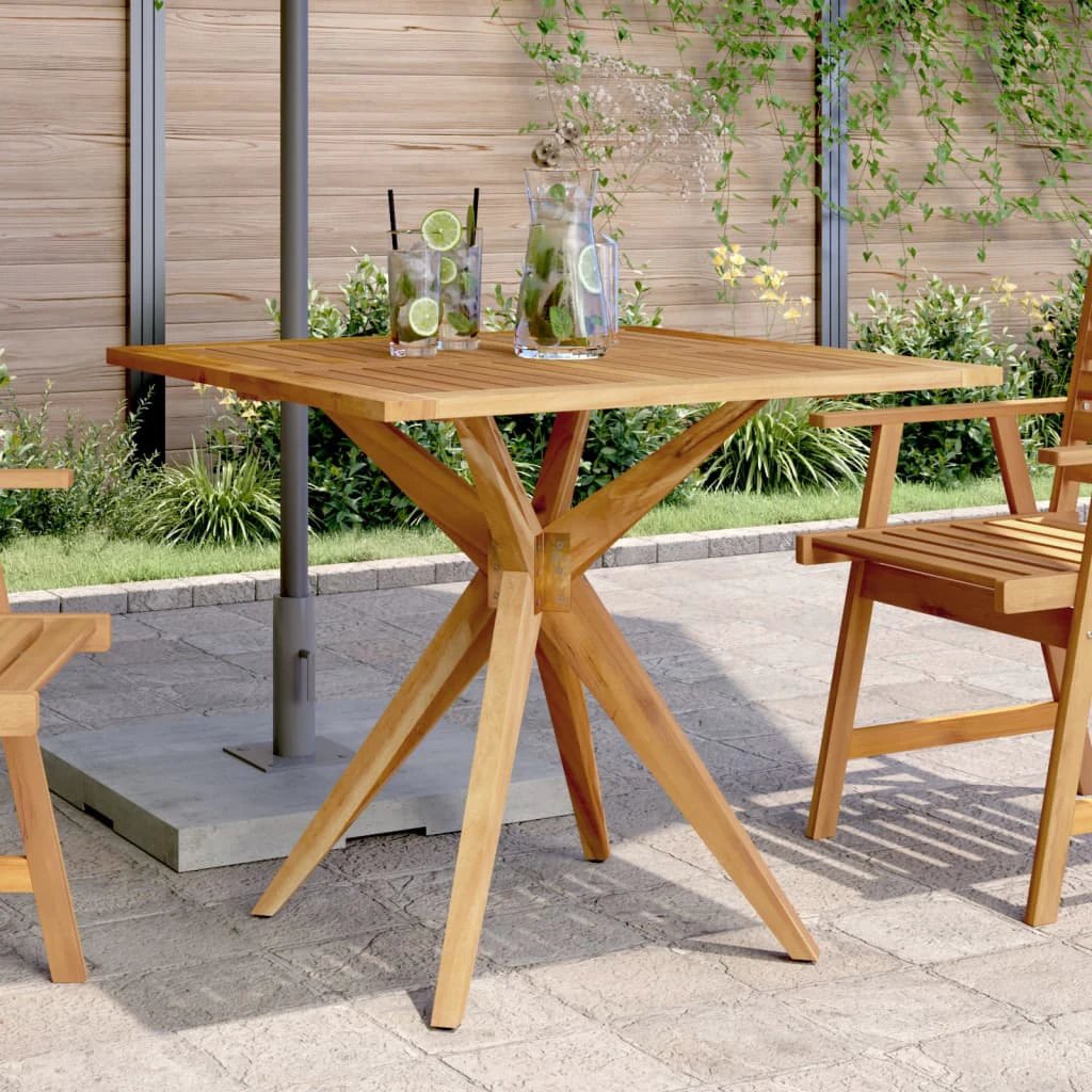 vidaXL Garden Table Round Ø85x75 cm Solid Wood Acacia -  from vidaXL