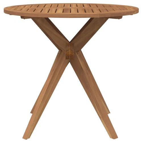 vidaXL Garden Table Round Ø85x75 cm Solid Wood Acacia -  from vidaXL