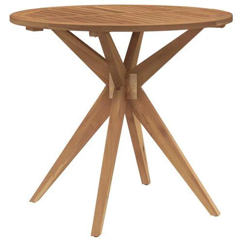 vidaXL Garden Table Round Ø85x75 cm Solid Wood Acacia -  from vidaXL