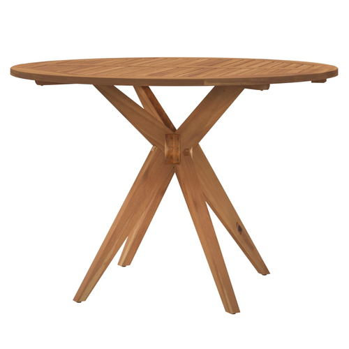 vidaXL Garden Table Round Ø85x75 cm Solid Wood Acacia -  from vidaXL