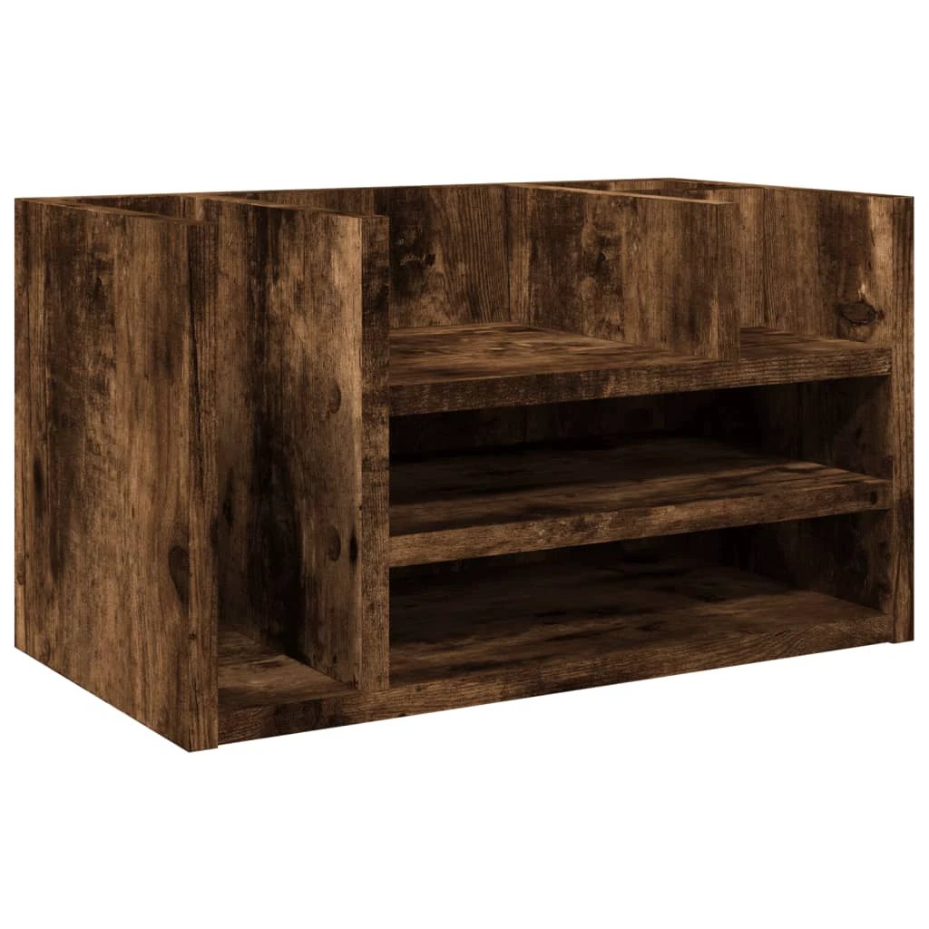 vidaXL Desk Organiser White 44.5x24x25 cm Engineered wood by vidaXL