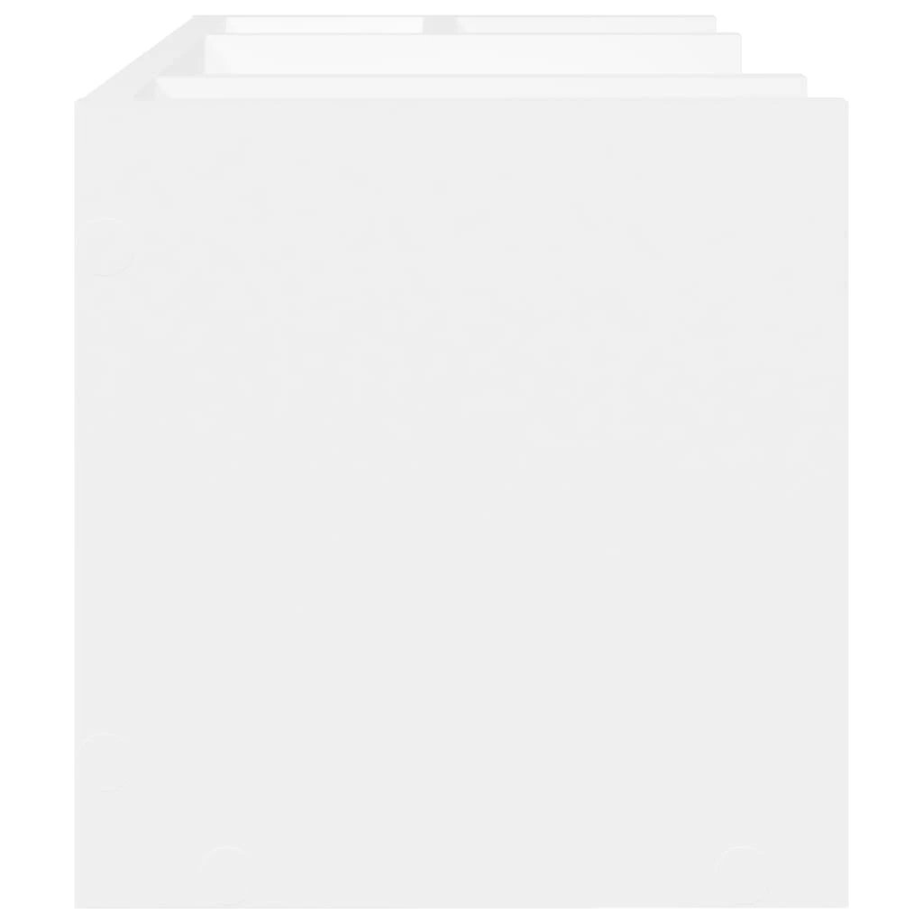 vidaXL Desk Organiser White 44.5x24x25 cm Engineered wood by vidaXL