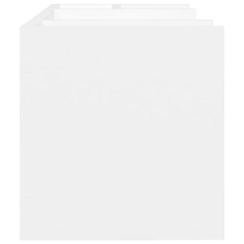 vidaXL Desk Organiser White 44.5x24x25 cm Engineered wood by vidaXL