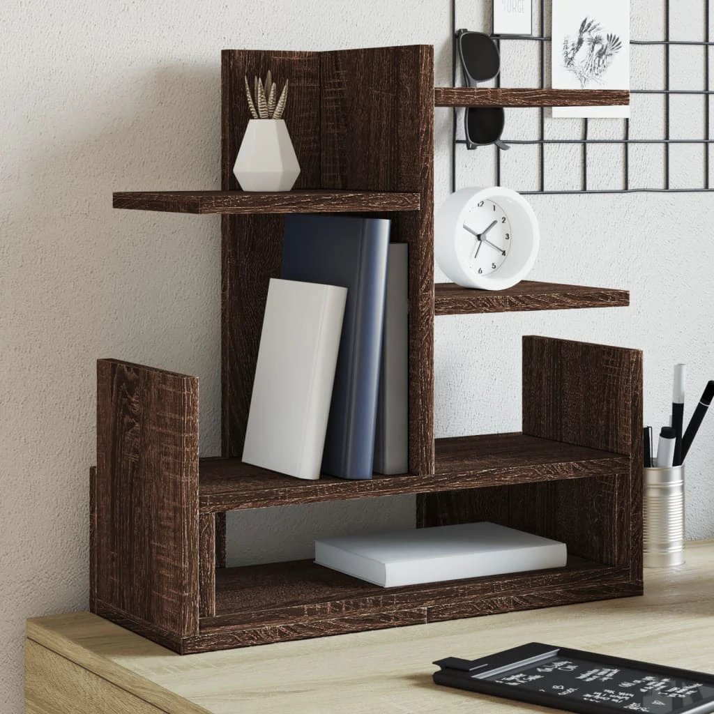 vidaXL Desk Organiser White 49x20x52.5 cm Engineered wood by vidaXL