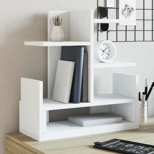 vidaXL Desk Organiser White 49x20x52.5 cm Engineered wood - Office Storage