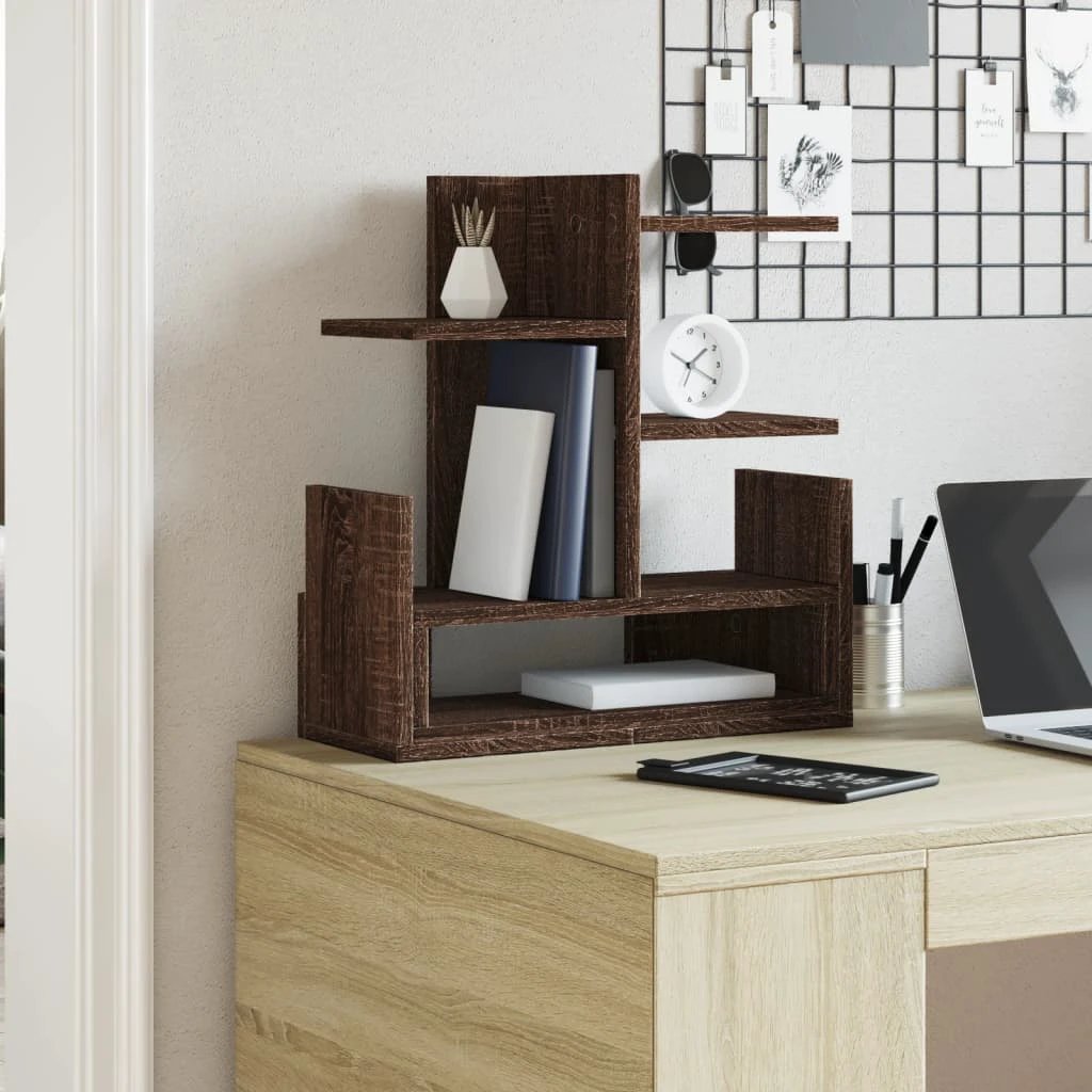 vidaXL Desk Organiser White 49x20x52.5 cm Engineered wood by vidaXL