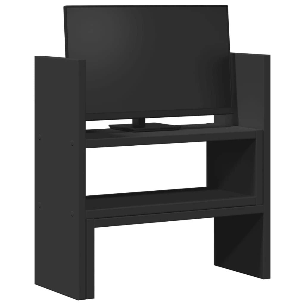 vidaXL Desk Organiser Adjustable White 40x17x41 cm Engineered Wood by vidaXL