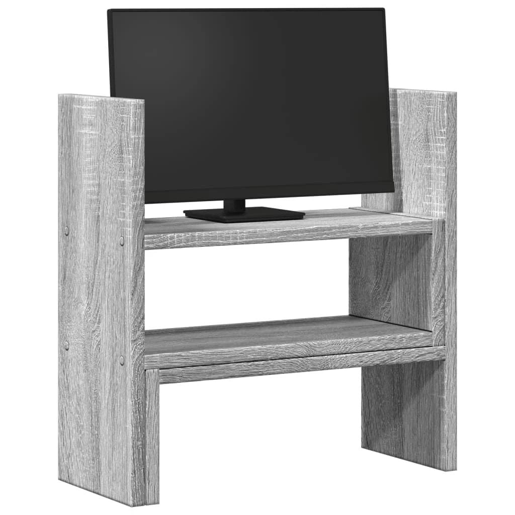 vidaXL Desk Organiser Adjustable White 40x17x41 cm Engineered Wood - Office Storage