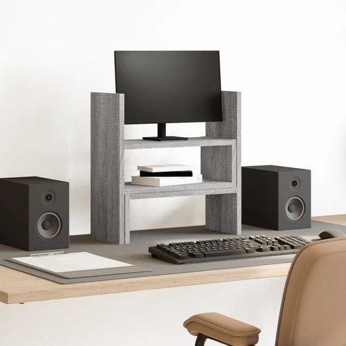 vidaXL Desk Organiser Adjustable White 40x17x41 cm Engineered Wood - Office Storage