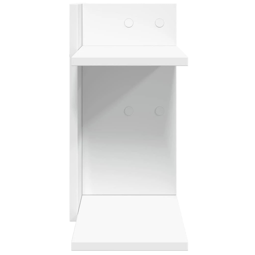 vidaXL Desk Organiser White 42x21.5x42 cm Engineered wood - Office Storage