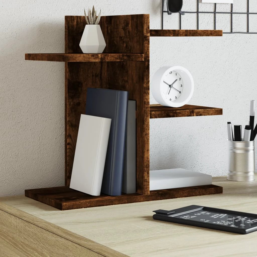 vidaXL Desk Organiser White 42x21.5x42 cm Engineered wood - Office Storage