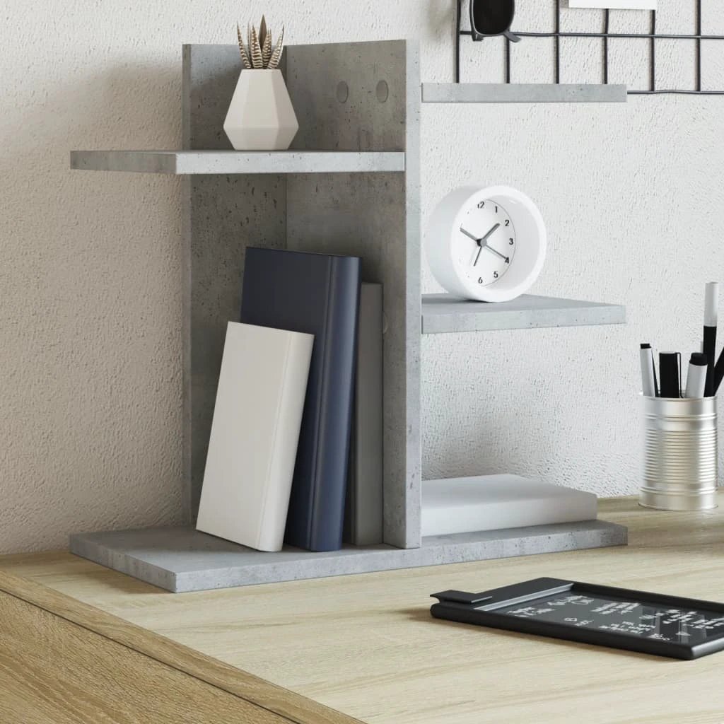 vidaXL Desk Organiser White 42x21.5x42 cm Engineered wood by vidaXL