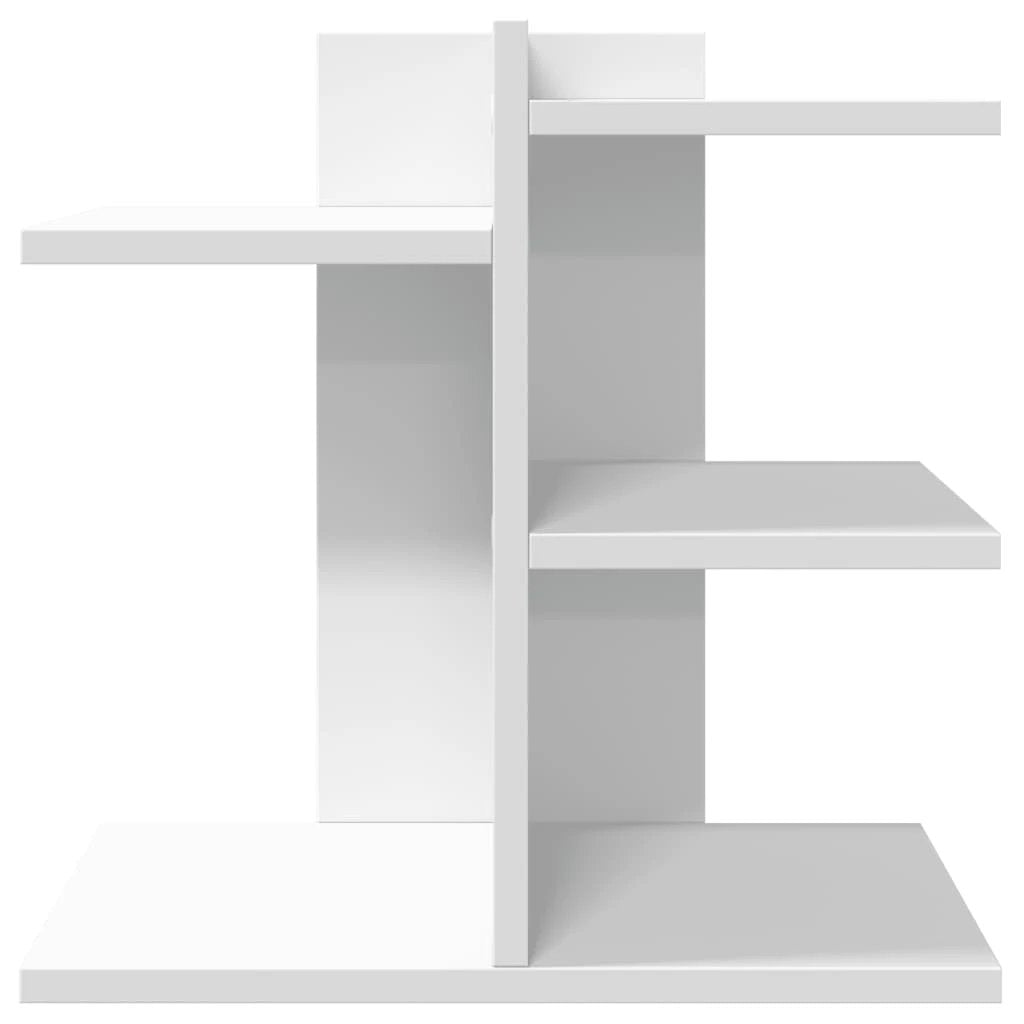 vidaXL Desk Organiser White 42x21.5x42 cm Engineered wood - Office Storage