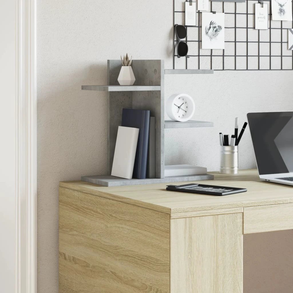 vidaXL Desk Organiser White 42x21.5x42 cm Engineered wood - Office Storage