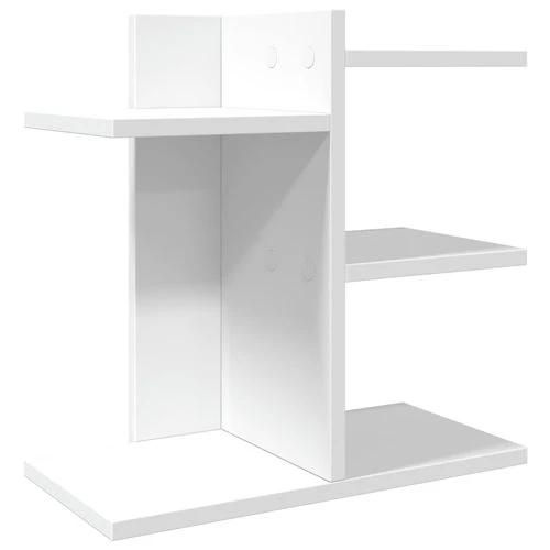 vidaXL Desk Organiser White 42x21.5x42 cm Engineered wood by vidaXL