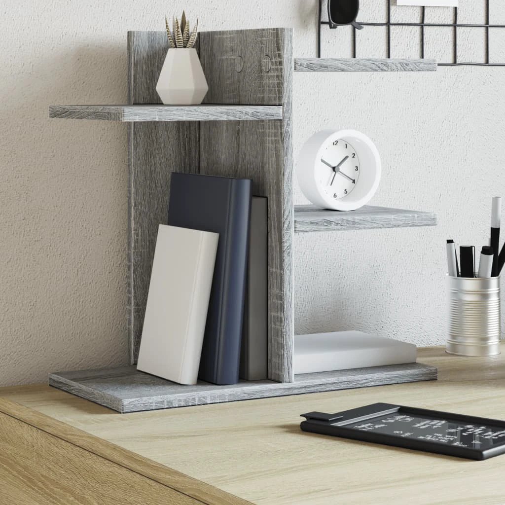 vidaXL Desk Organiser White 42x21.5x42 cm Engineered wood - Office Storage