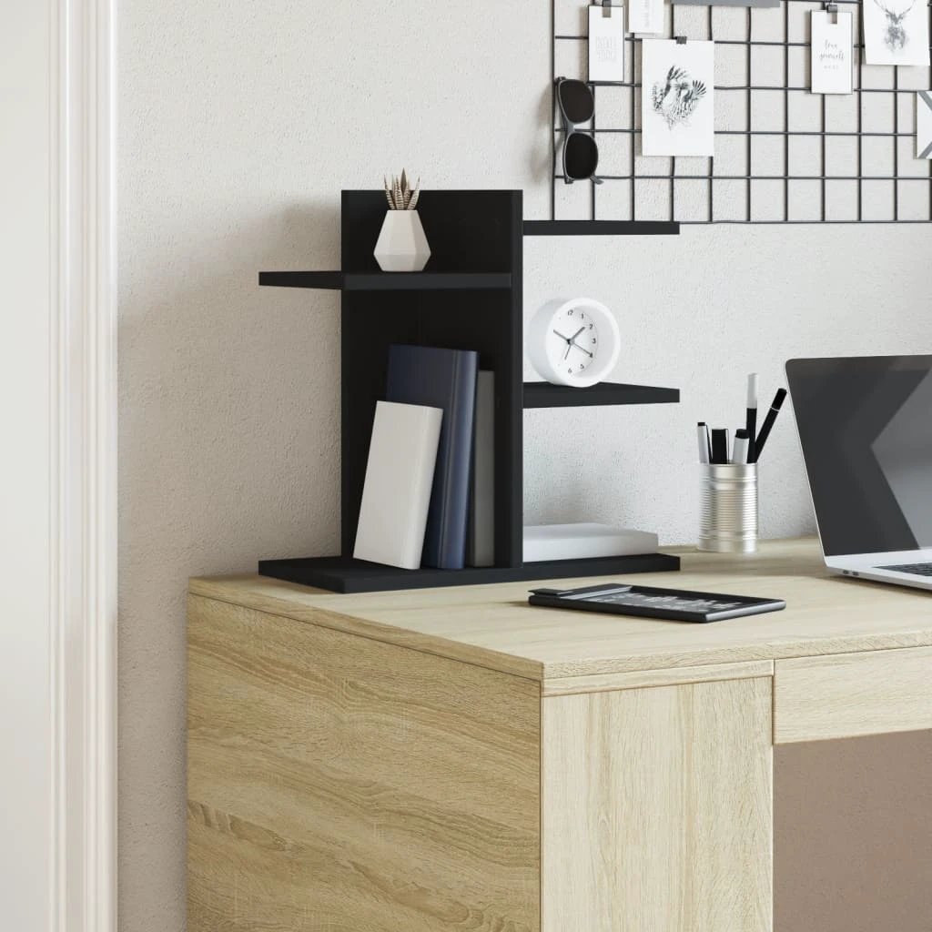 vidaXL Desk Organiser White 42x21.5x42 cm Engineered wood - Office Storage
