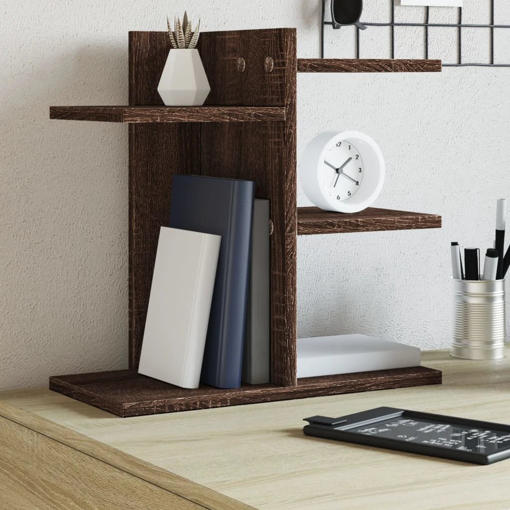 vidaXL Desk Organiser White 42x21.5x42 cm Engineered wood - Office Storage