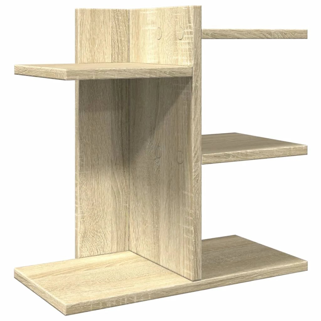 vidaXL Desk Organiser White 42x21.5x42 cm Engineered wood by vidaXL