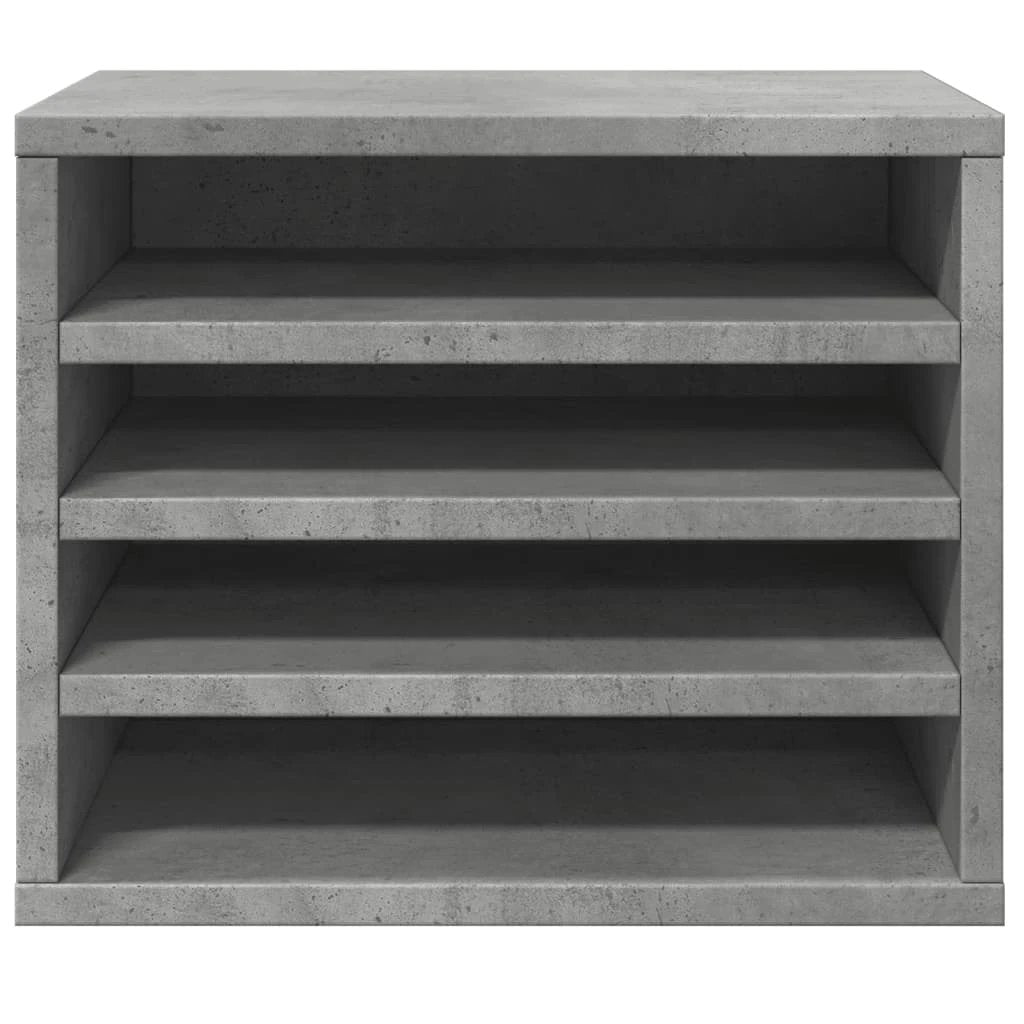 vidaXL Desk Organiser White 36x26x29.5 cm Engineered wood by vidaXL