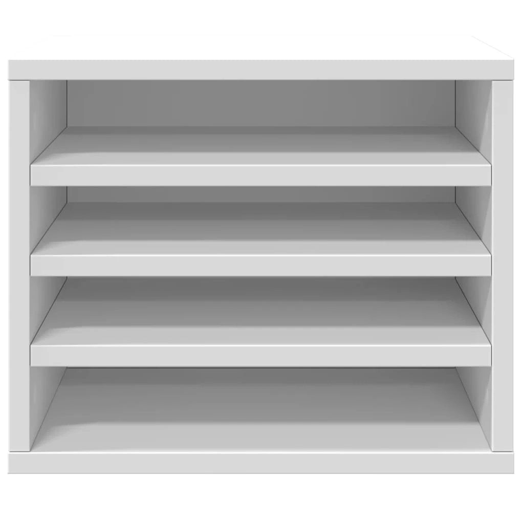 vidaXL Desk Organiser White 36x26x29.5 cm Engineered wood by vidaXL