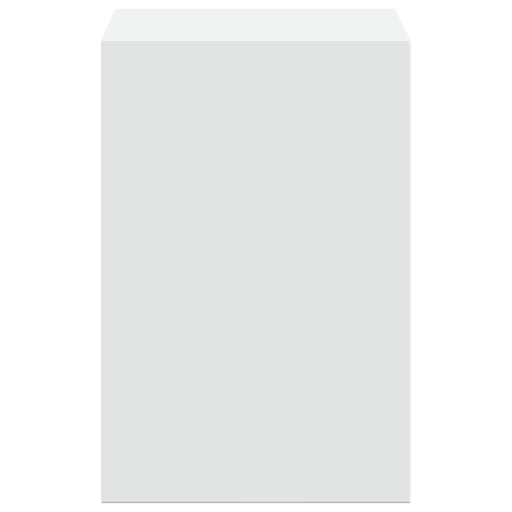 vidaXL Monitor Stand with Desk Organiser White Engineered Wood - Office Storage