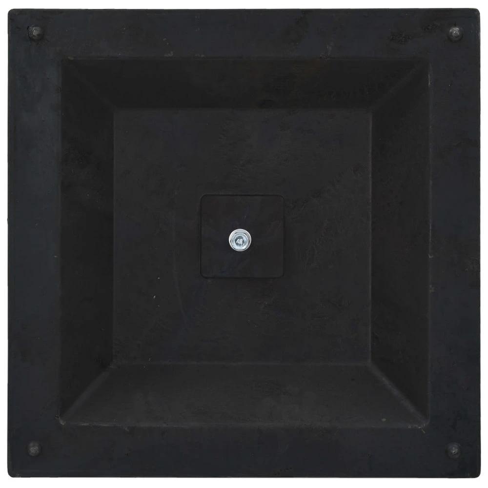 vidaXL Parasol Base vidaXL Square Polyresin 12 kg Bronze - Uncategorized Parasol