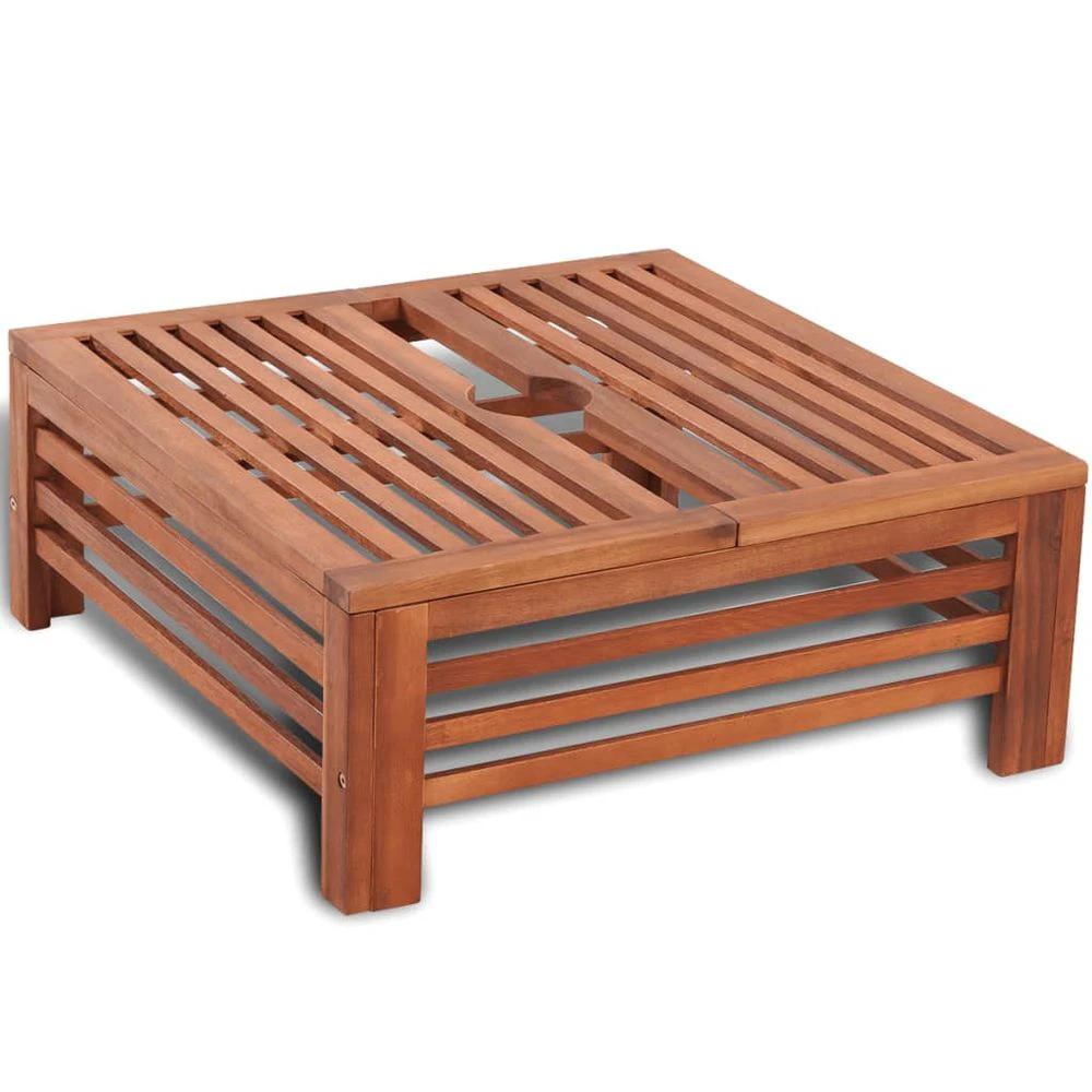 vidaXL Wooden Parasol Stand Cover - Uncategorized Parasol