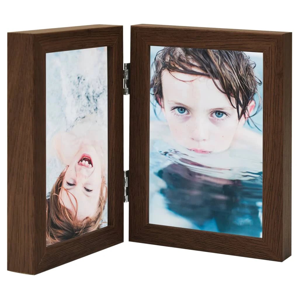 vidaXL vidaXL Bifold Photo Frame Collage White 2x - Photo Frame