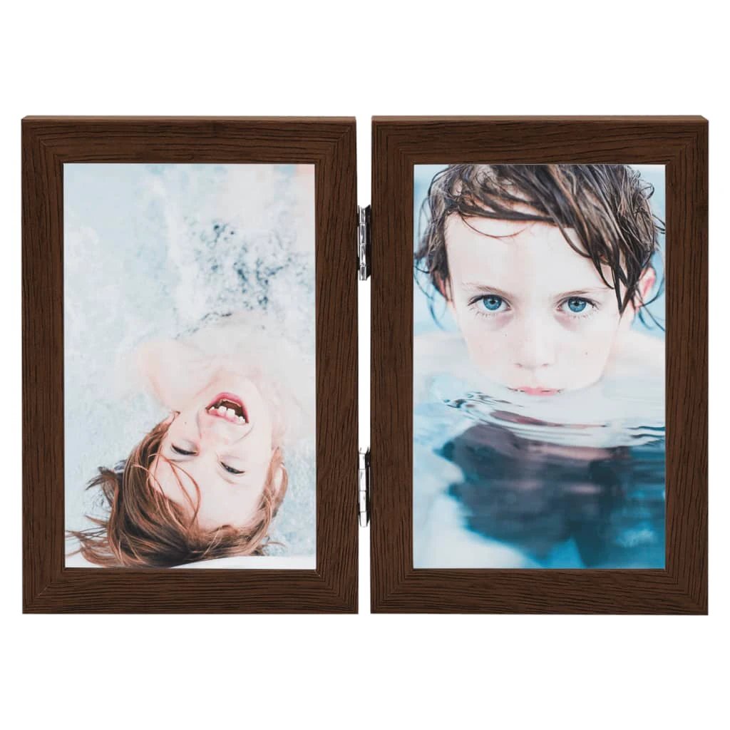 vidaXL Bifold Photo Frame Collage White 2x by vidaXL