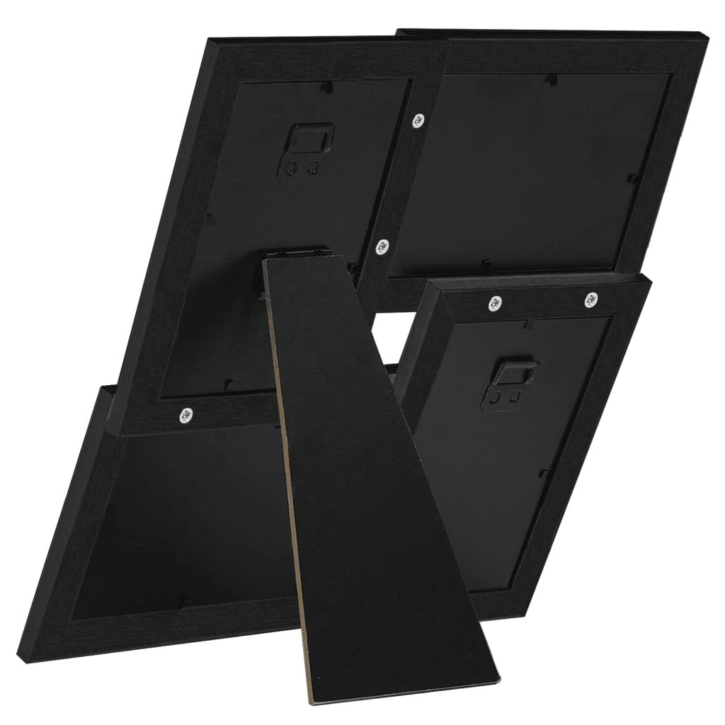 vidaXL Collage Photo Frame for 4x(10x15 cm) Picture Light Brown MDF by vidaXL