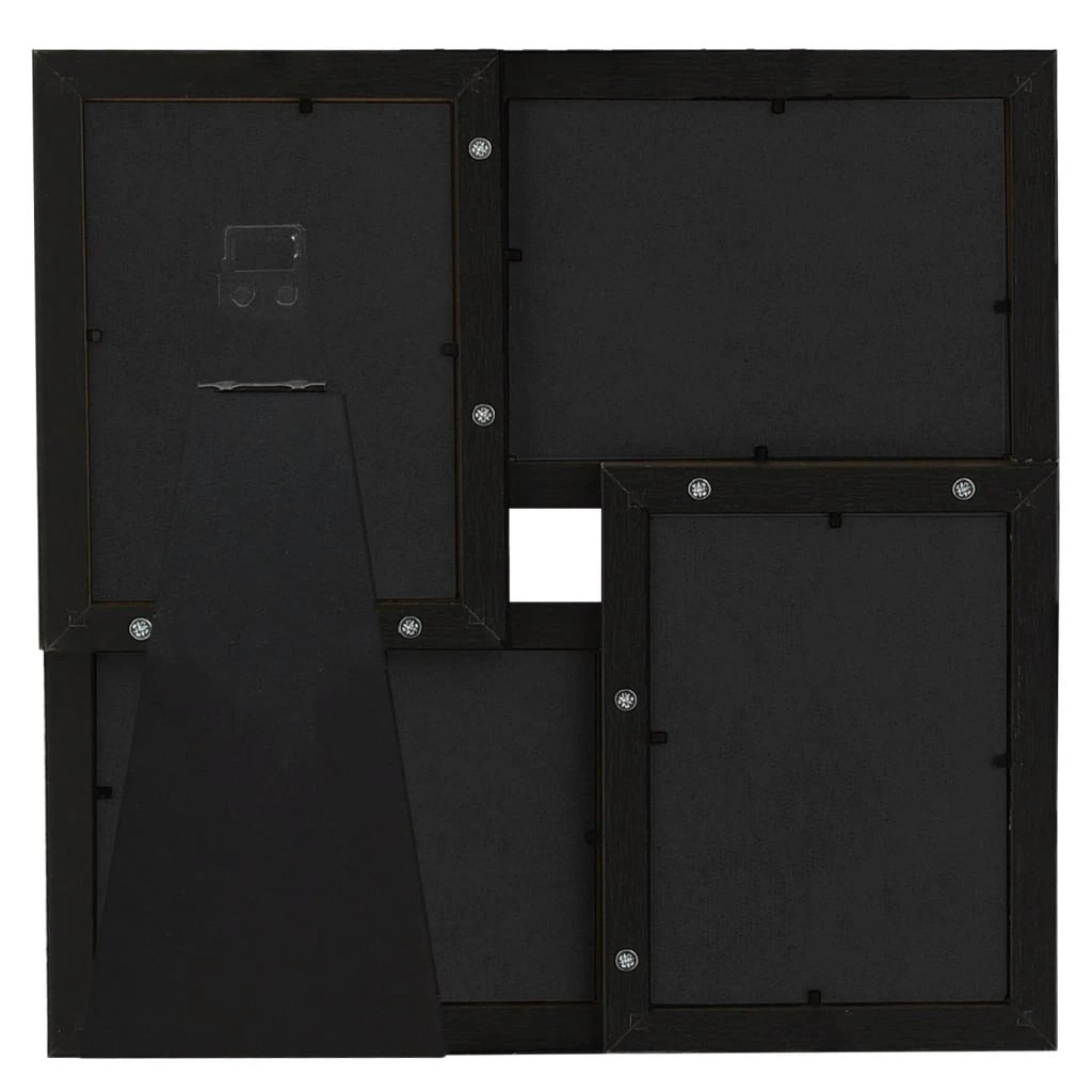 vidaXL vidaXL Collage Photo Frame for 4x(10x15 cm) Picture Light Brown MDF - Photo Frame