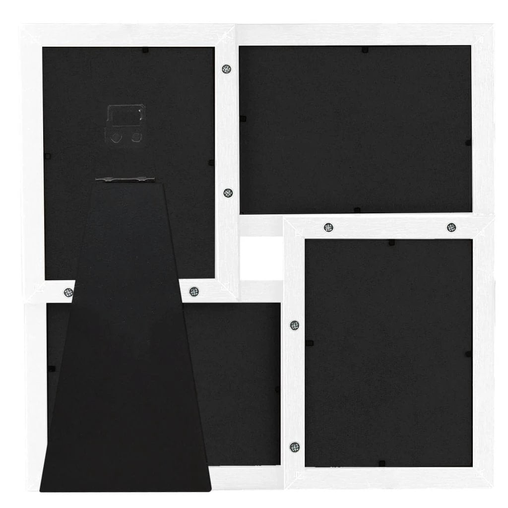 vidaXL Collage Photo Frame for 4x(10x15 cm) Picture Light Brown MDF by vidaXL