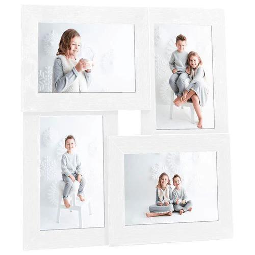 vidaXL Collage Photo Frame for 4x(10x15 cm) Picture Light Brown MDF by vidaXL
