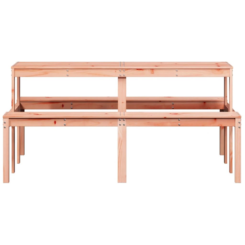 vidaXL vidaXL Picnic Table Wax Brown 110x134x75 cm Solid Wood Pine - Picnic Tables