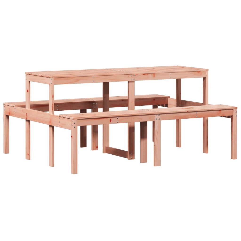 vidaXL vidaXL Picnic Table Wax Brown 110x134x75 cm Solid Wood Pine - Picnic Tables