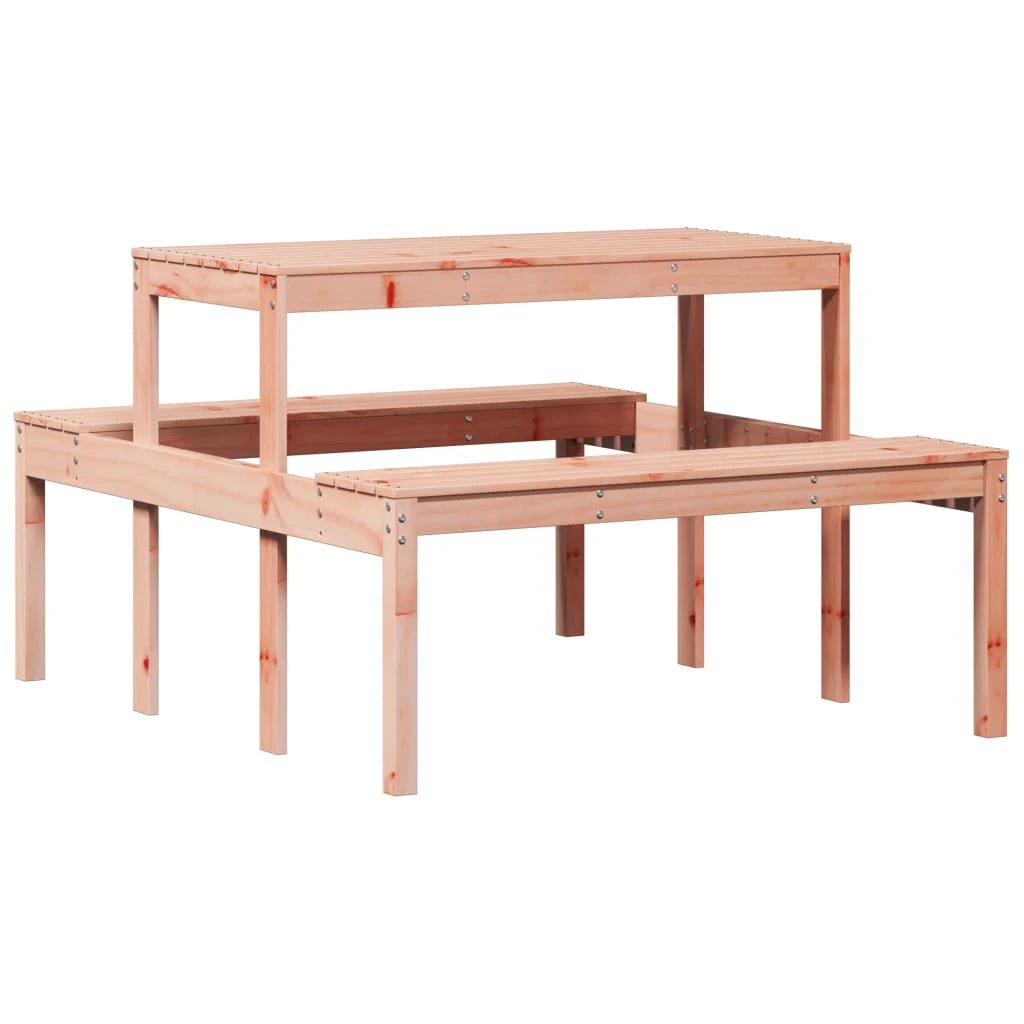 vidaXL vidaXL Picnic Table Wax Brown 110x134x75 cm Solid Wood Pine - Picnic Tables