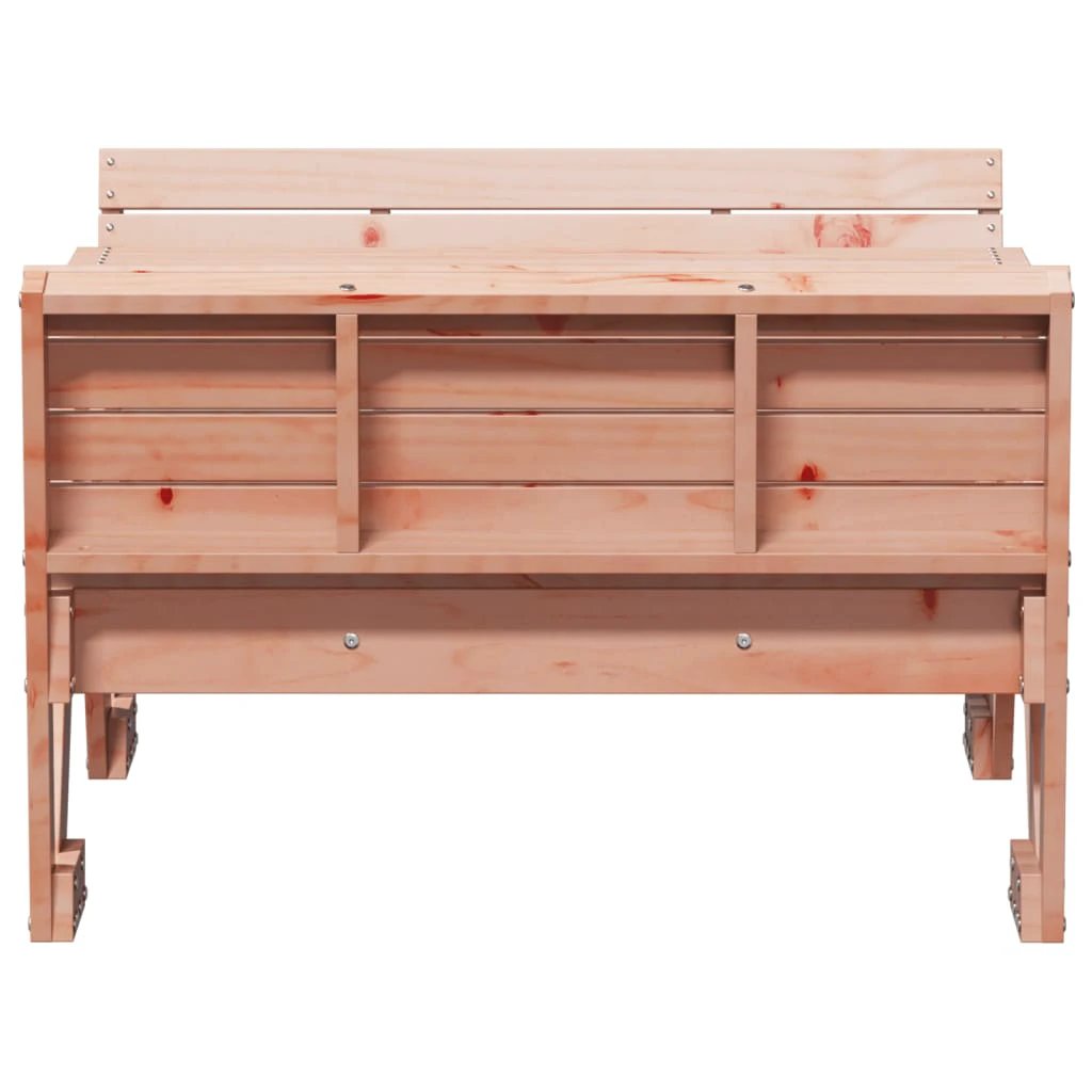 vidaXL Picnic Table for Kids Wax Brown 88x122x58 cm Solid Wood Pine by vidaXL