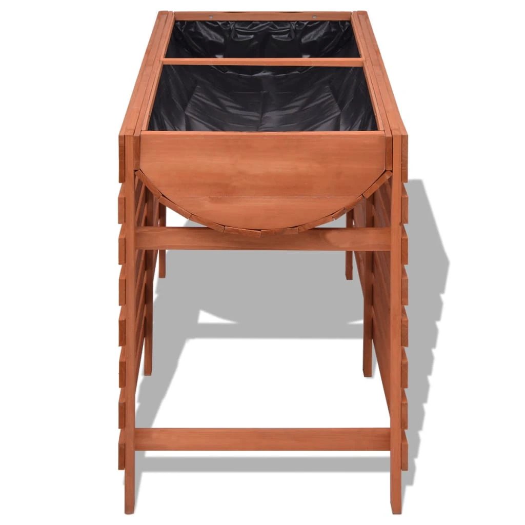 vidaXL vidaXL Planter 38x36x60 cm Wood - Planters