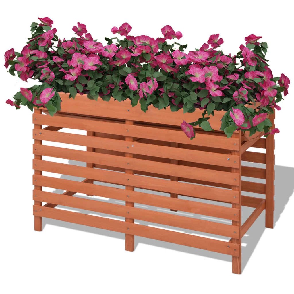 vidaXL vidaXL Planter 38x36x60 cm Wood - Planters