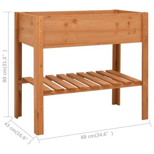 Planter 88x43x80 cm Firwood by vidaXL