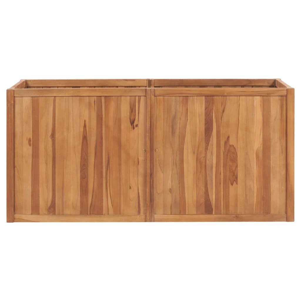 vidaXL vidaXL Raised Bed 30x30x30 cm Solid Teak Wood - Raised Beds