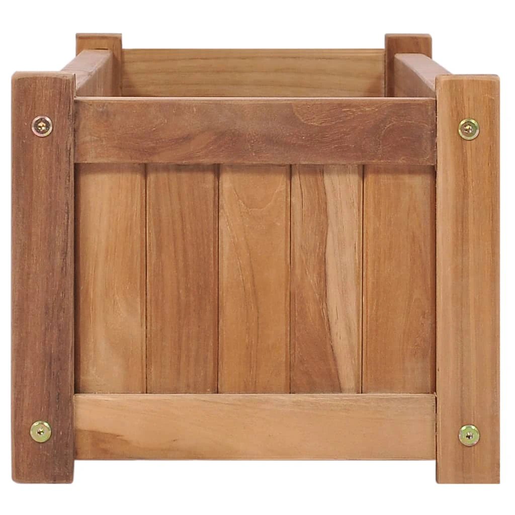 vidaXL vidaXL Raised Bed 30x30x30 cm Solid Teak Wood - Raised Beds